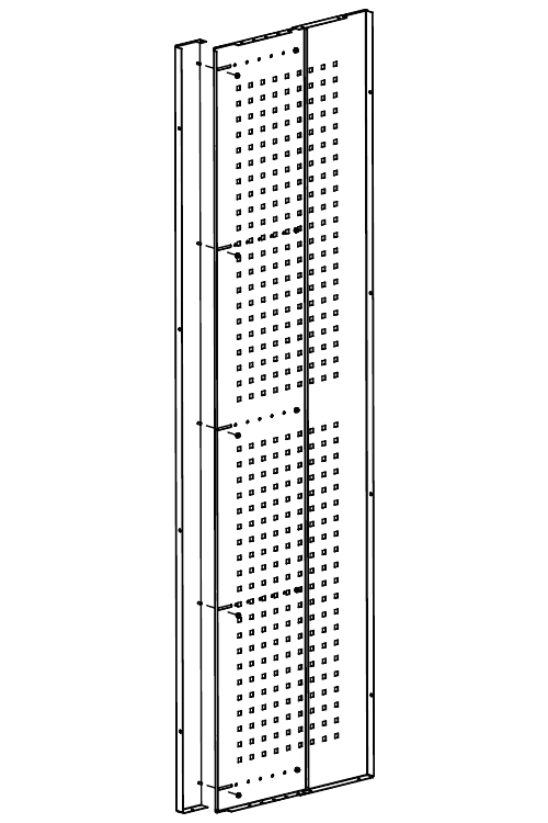  Adjustable Side Panel for security cage